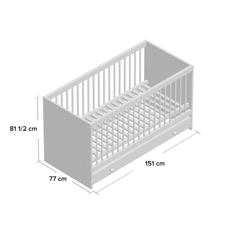 Isabelle & Max Gold Cot Bed & Reviews Wayfair.co.uk